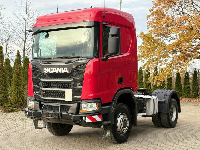 Тягач Scania G450 4x4 Euro 6 SZM Kipphydraulik Blatt/ Blatt: фото 8