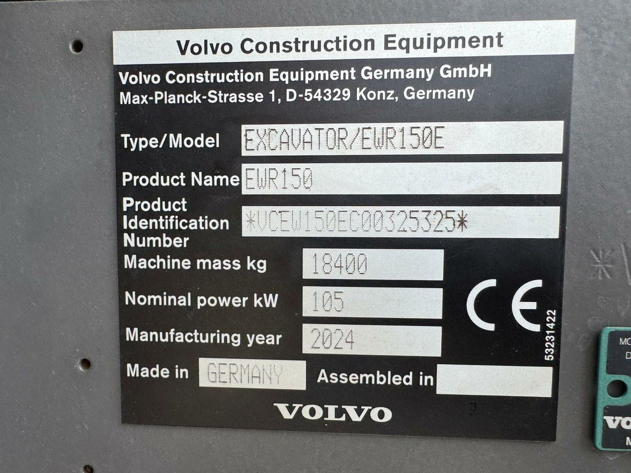 Колёсный экскаватор Volvo EWR150E Mobilbagger mit ROTATOR ENCONG EC319: фото 20