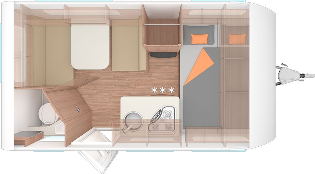 Weinsberg CaraOne 390 QD Auflastung 1350 kg - Прицеп дача: фото 2 Weinsberg CaraOne 390 QD Auflastung 1350 kg - Прицеп дача: фото 2
