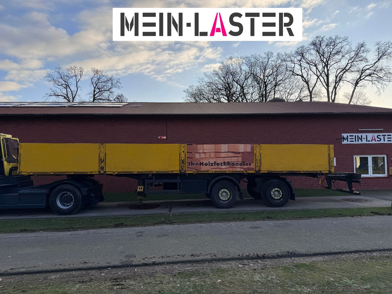 Ackermann Baustoffpritsche 11.5-13 m Lenkachse NL 19t - Полуприцеп бортовой/ Платформа: фото 4 Ackermann Baustoffpritsche 11.5-13 m Lenkachse NL 19t - Полуприцеп бортовой/ Платформа: фото 4