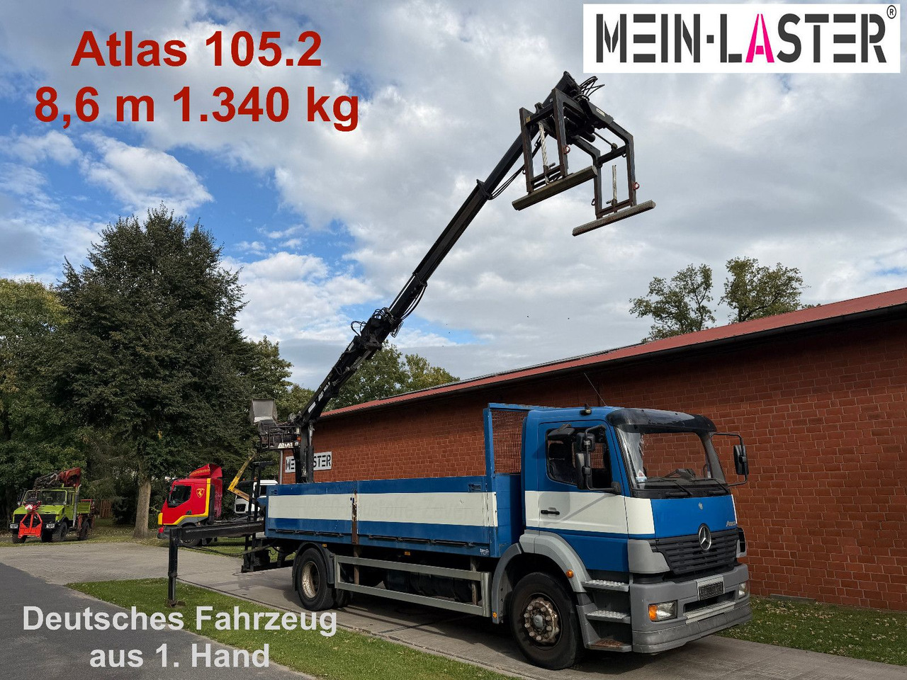 Mercedes-Benz 1823 Atego Atlas 105.2 1.Hand nur 226.000 km - Грузовик бортовой/ Платформа, Автоманипулятор: фото 1 Mercedes-Benz 1823 Atego Atlas 105.2 1.Hand nur 226.000 km - Грузовик бортовой/ Платформа, Автоманипулятор: фото 1