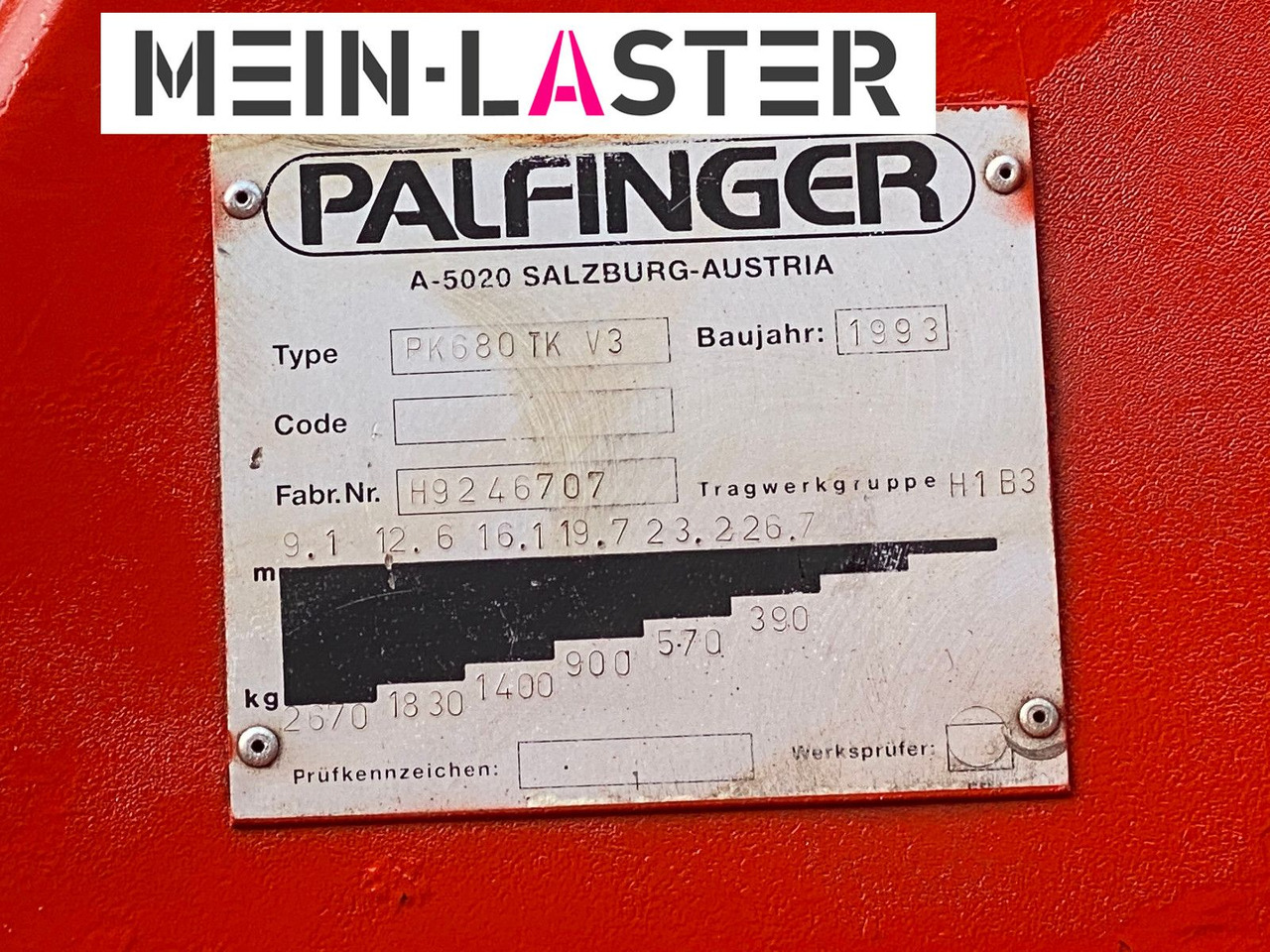 Mercedes-Benz Palfinger PK 680 TK 26,7 m-max.2.410 kg -Funk FB - Автоманипулятор: фото 5 Mercedes-Benz Palfinger PK 680 TK 26,7 m-max.2.410 kg -Funk FB - Автоманипулятор: фото 5