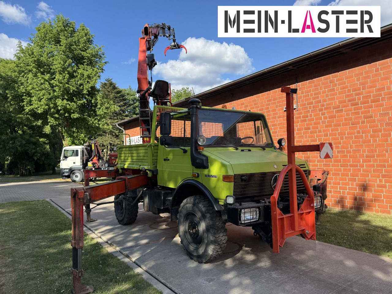 Автоманипулятор Unimog U 1650 PK 10500 Kran 15 m max. 3,9 t Seilwinde: фото 20