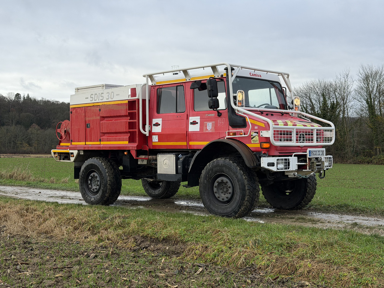 DE POMPIER MERCEDES-BENZ U5000 4X4 UNIMOG - Грузовик: фото 1 DE POMPIER MERCEDES-BENZ U5000 4X4 UNIMOG - Грузовик: фото 1