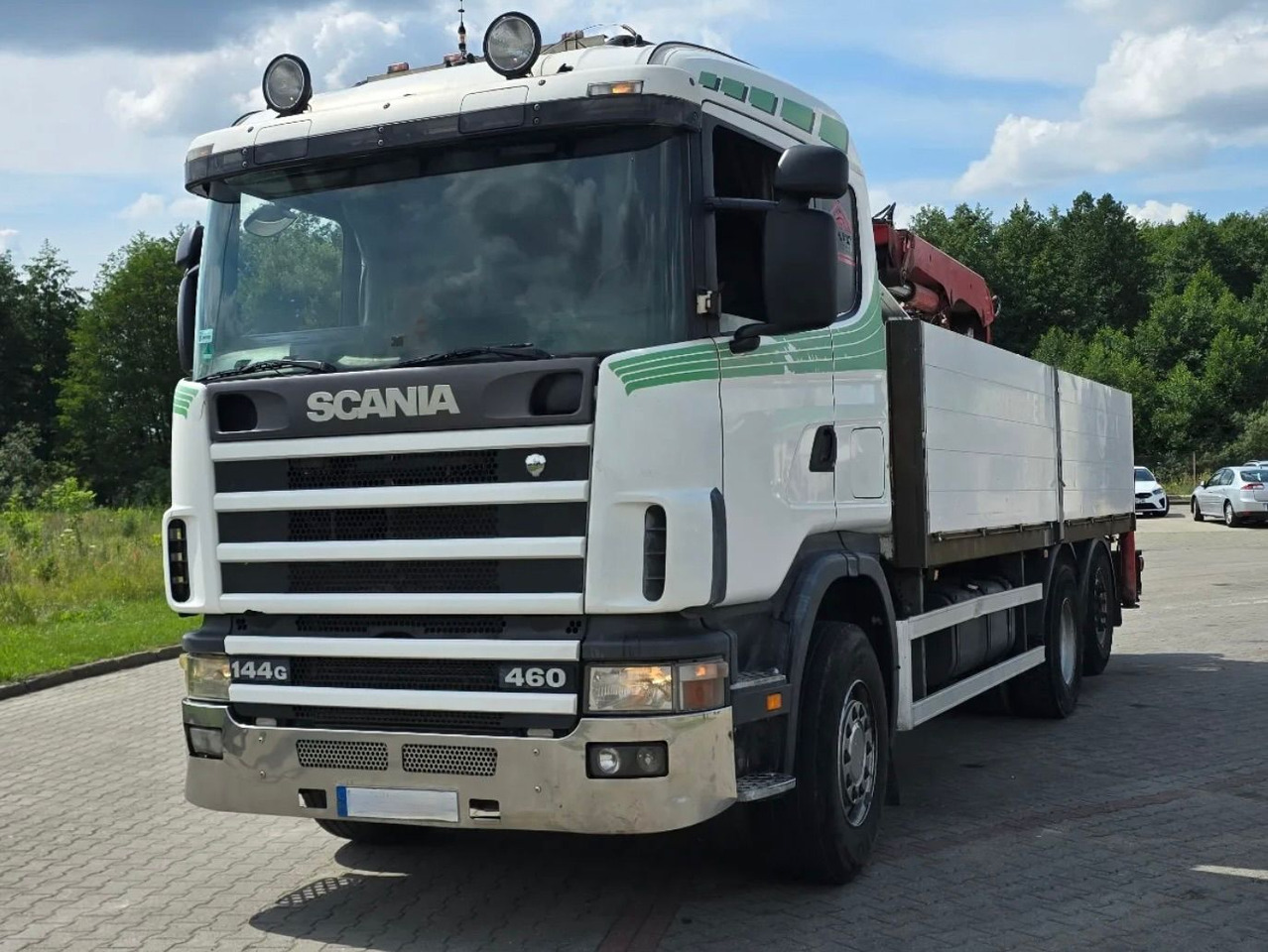 SCANIA 144.460 - Грузовик бортовой/ Платформа, Автоманипулятор: фото 2 SCANIA 144.460 - Грузовик бортовой/ Платформа, Автоманипулятор: фото 2