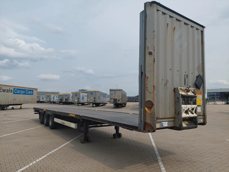 Krone 12x 2015 MEGA P400 HUCKEPACK FLAT + 2 x Stacks van 2x 2015 MEGA P400 HUCKEPACK - Полуприцеп бортовой/ Платформа: фото 1 Krone 12x 2015 MEGA P400 HUCKEPACK FLAT + 2 x Stacks van 2x 2015 MEGA P400 HUCKEPACK - Полуприцеп бортовой/ Платформа: фото 1