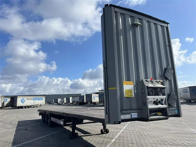 Krone 2X 2021 & 1X 2022 mega P400 hupac flat - Полуприцеп-фургон: фото 1 Krone 2X 2021 & 1X 2022 mega P400 hupac flat - Полуприцеп-фургон: фото 1