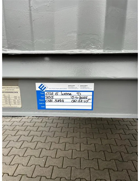 Полуприцеп бортовой/ Платформа Krone 5x 2015 MEGA P400 HUCKEPACK FLAT: фото 18 Полуприцеп бортовой/ Платформа Krone 5x 2015 MEGA P400 HUCKEPACK FLAT: фото 18