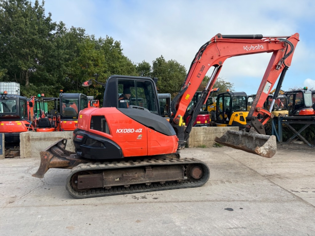 Kubota KX 080-4 - Мини-экскаватор: фото 1 Kubota KX 080-4 - Мини-экскаватор: фото 1