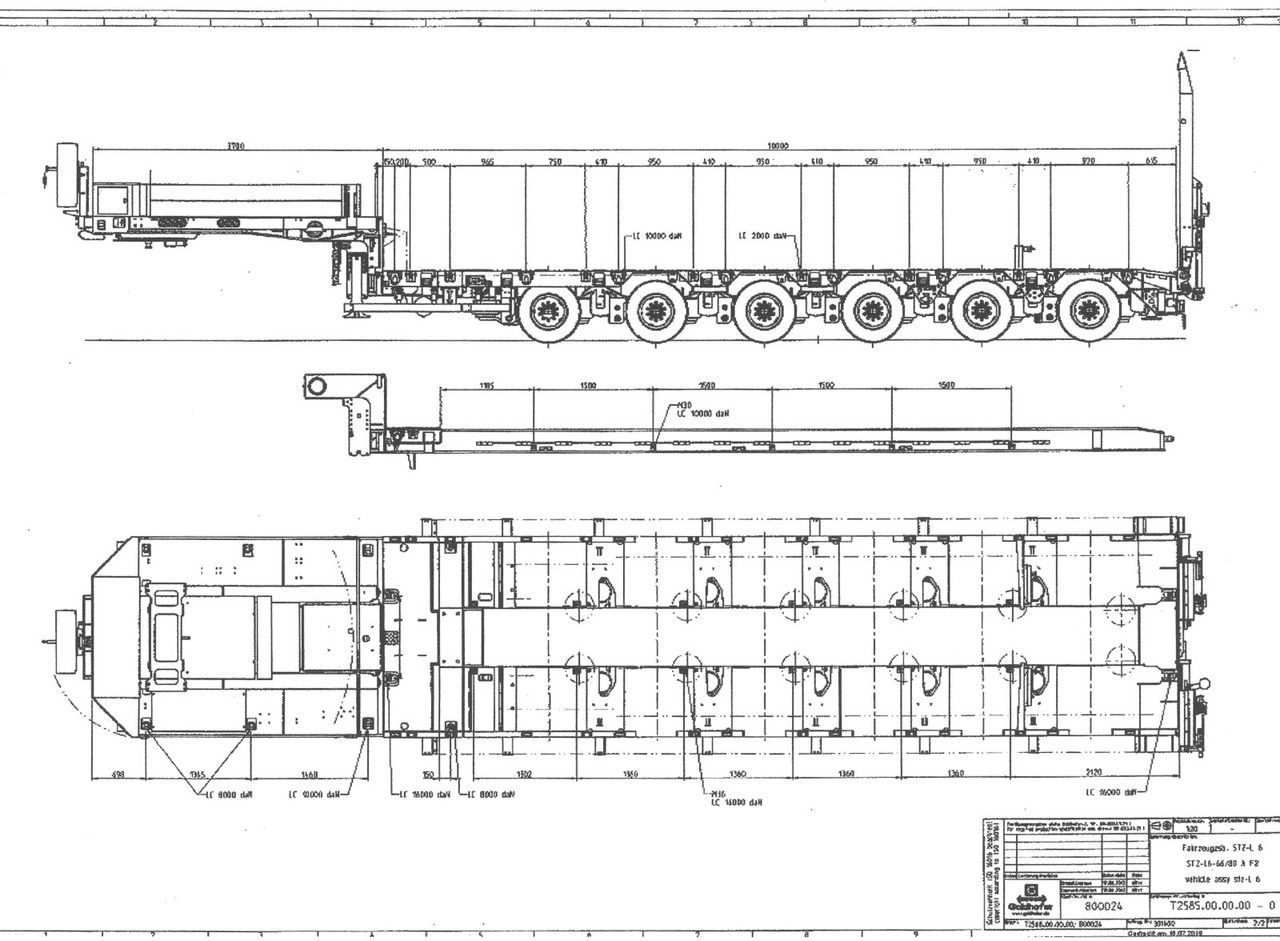 Goldhofer STZ L 6-67/80 A STZ-L 6-67/80 A, 6 Achsen, 86.000kg Ges.-Gew. - Низкорамный полуприцеп: фото 4 Goldhofer STZ L 6-67/80 A STZ-L 6-67/80 A, 6 Achsen, 86.000kg Ges.-Gew. - Низкорамный полуприцеп: фото 4