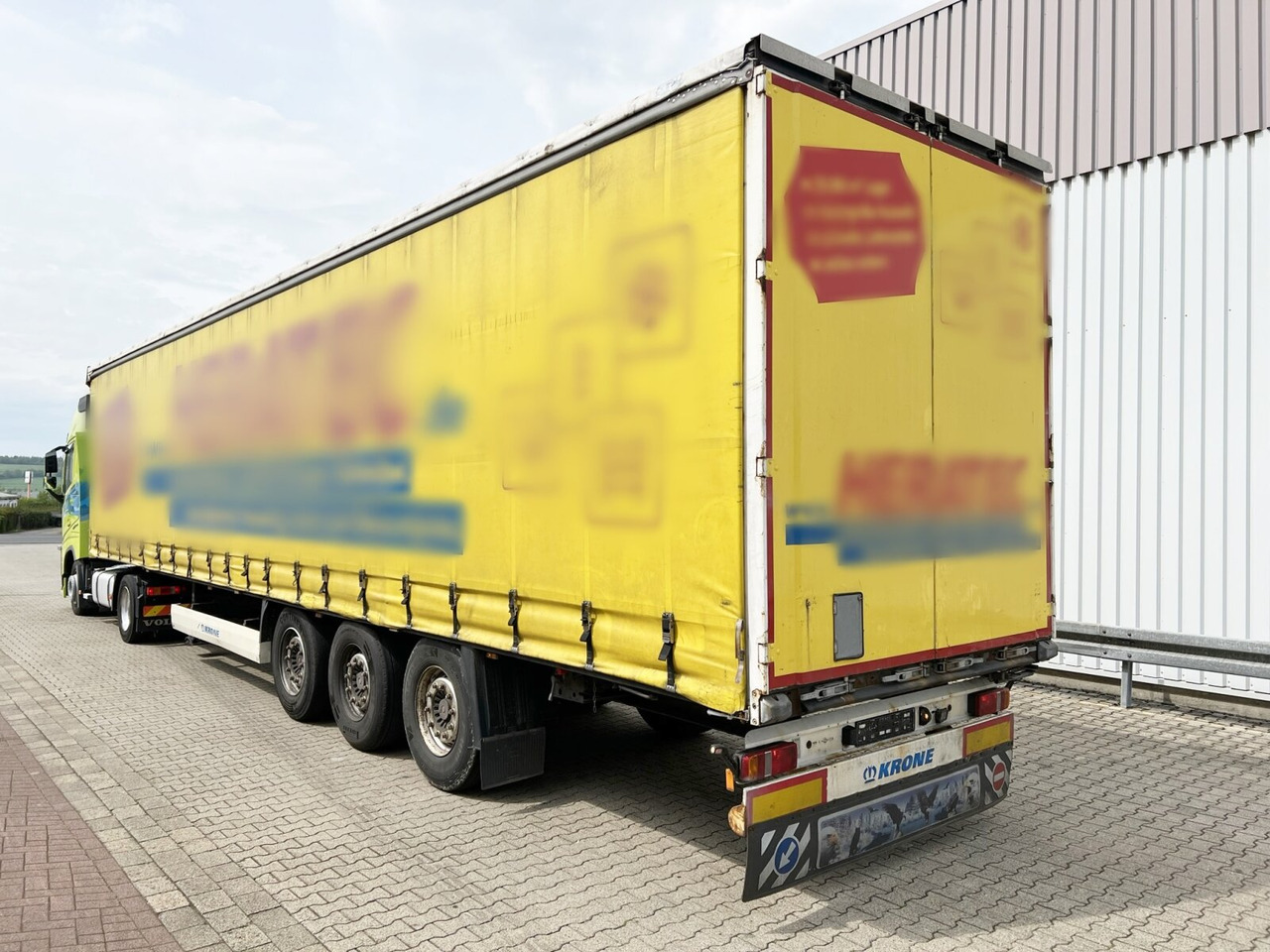 Тентованный полуприцеп Krone SDP 27 SDP 27 , Edscha-Verdeck: фото 9