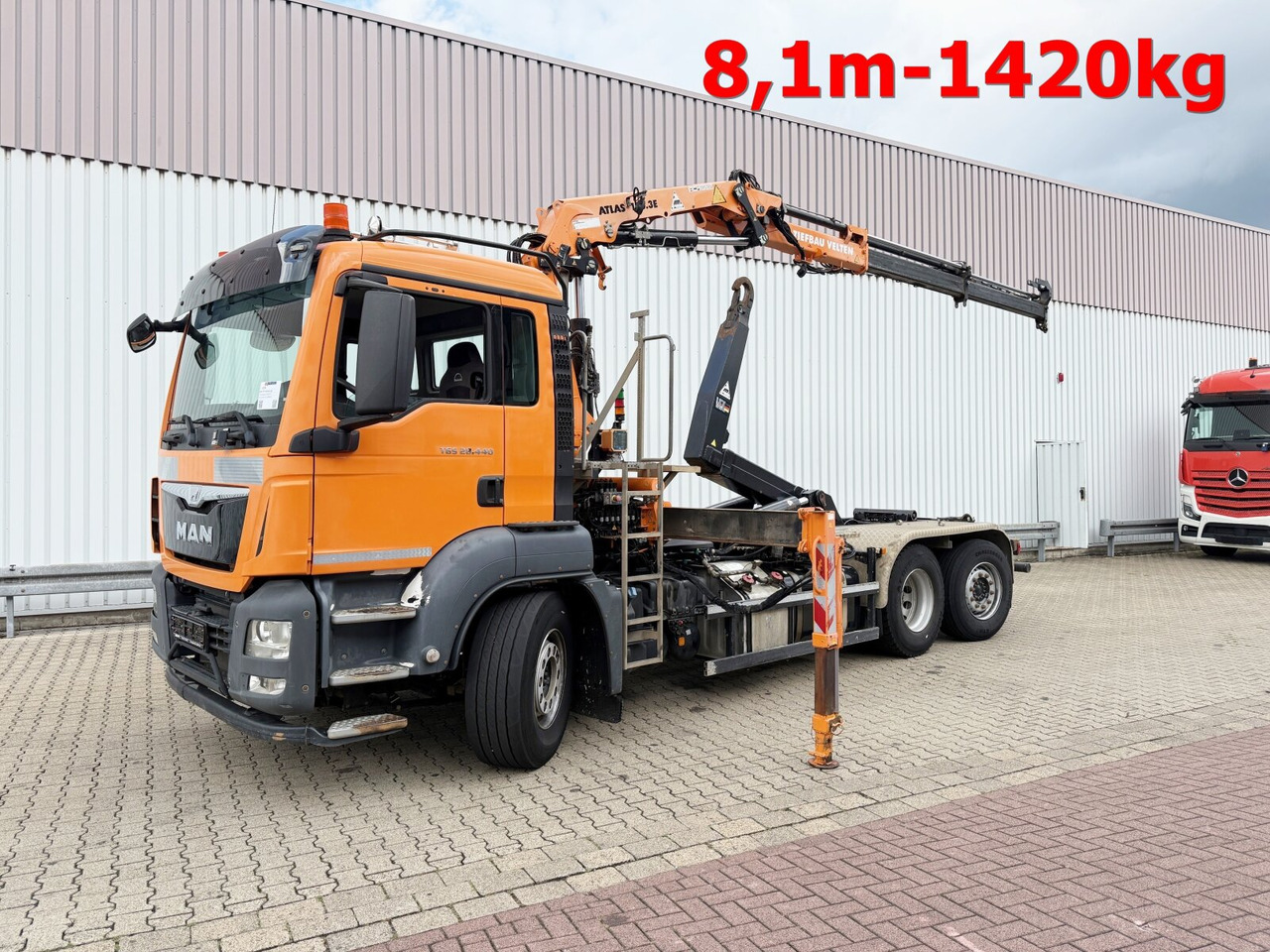 MAN TGS 28.440 6x2-4 BL TGS 28.440 6x2-4 BL, Lenk-/Liftachse, Kran Atlas 126.3E-A2L, Funk - Крюковой мультилифт, Автоманипулятор: фото 1 MAN TGS 28.440 6x2-4 BL TGS 28.440 6x2-4 BL, Lenk-/Liftachse, Kran Atlas 126.3E-A2L, Funk - Крюковой мультилифт, Автоманипулятор: фото 1