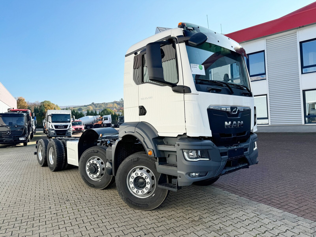Новый Внедорожный самосвал MAN TGS 35.480 8x6H BL CH TGS 35.480 8x6H BL CH, HydroDrive, Navi, Meiller Stahlmulde 18m³: фото 10