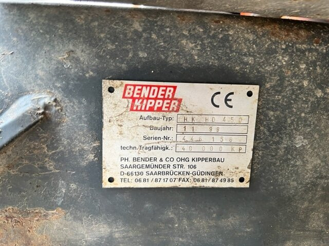 Грузовик-шасси MAN TGS 41.480 8X8 BB TGS 41.480 8X8 BB, Bender Stahlmulde ca. 18m³, hydr. Heckklappe: фото 14