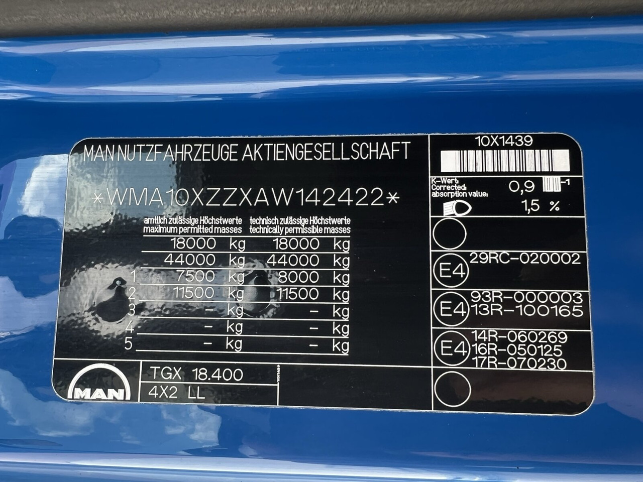 MAN TGX 18.400 4X2 LL TGX 18.400 4X2 LL, Fahrschulausstattung, XLX-Fahrerhaus - Грузовик-контейнеровоз/ Сменный кузов: фото 2 MAN TGX 18.400 4X2 LL TGX 18.400 4X2 LL, Fahrschulausstattung, XLX-Fahrerhaus - Грузовик-контейнеровоз/ Сменный кузов: фото 2