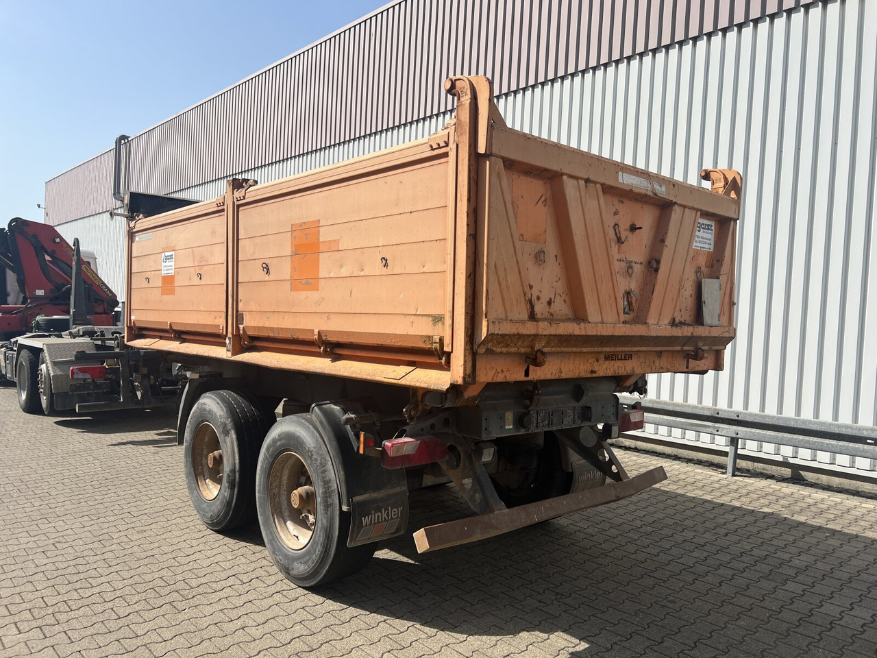 Самосвальный прицеп Meiller Meiller MZDA 18/2 Meiller MZDA 18/2, geteilte Bordwände: фото 7