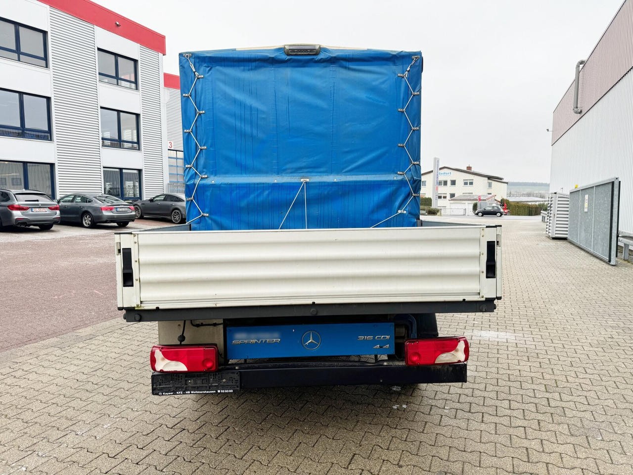 Малотоннажный бортовой грузовик, Грузопассажирский фургон Mercedes-Benz 316 4x4 Doka 316 4x4 Doka, Werkstatteinrichtung: фото 11