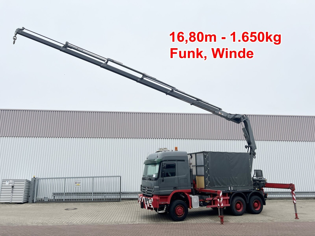 Mercedes-Benz Actros 3346 AK 6x6 Actros 3346 AK 6x6, 134t Anhängelast WSK, Heckkran Fassi F420AXP.26, Funk, Winde - Автоманипулятор: фото 1 Mercedes-Benz Actros 3346 AK 6x6 Actros 3346 AK 6x6, 134t Anhängelast WSK, Heckkran Fassi F420AXP.26, Funk, Winde - Автоманипулятор: фото 1