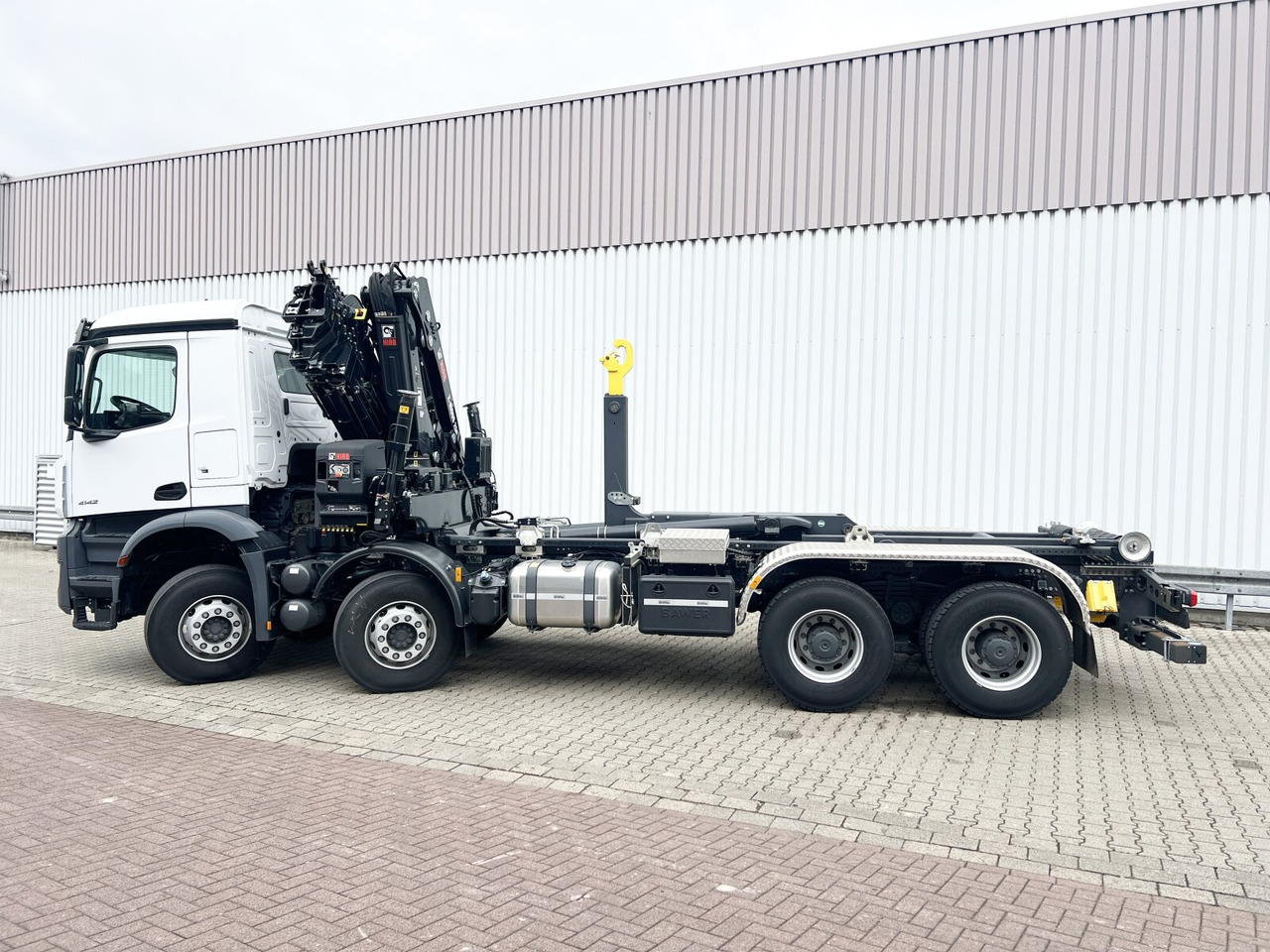 Новый Крюковой мультилифт, Автоманипулятор Mercedes-Benz Arocs 4142 B 8x4/4 Arocs 4142 B 8x4/4, Grounder, Funk: фото 12