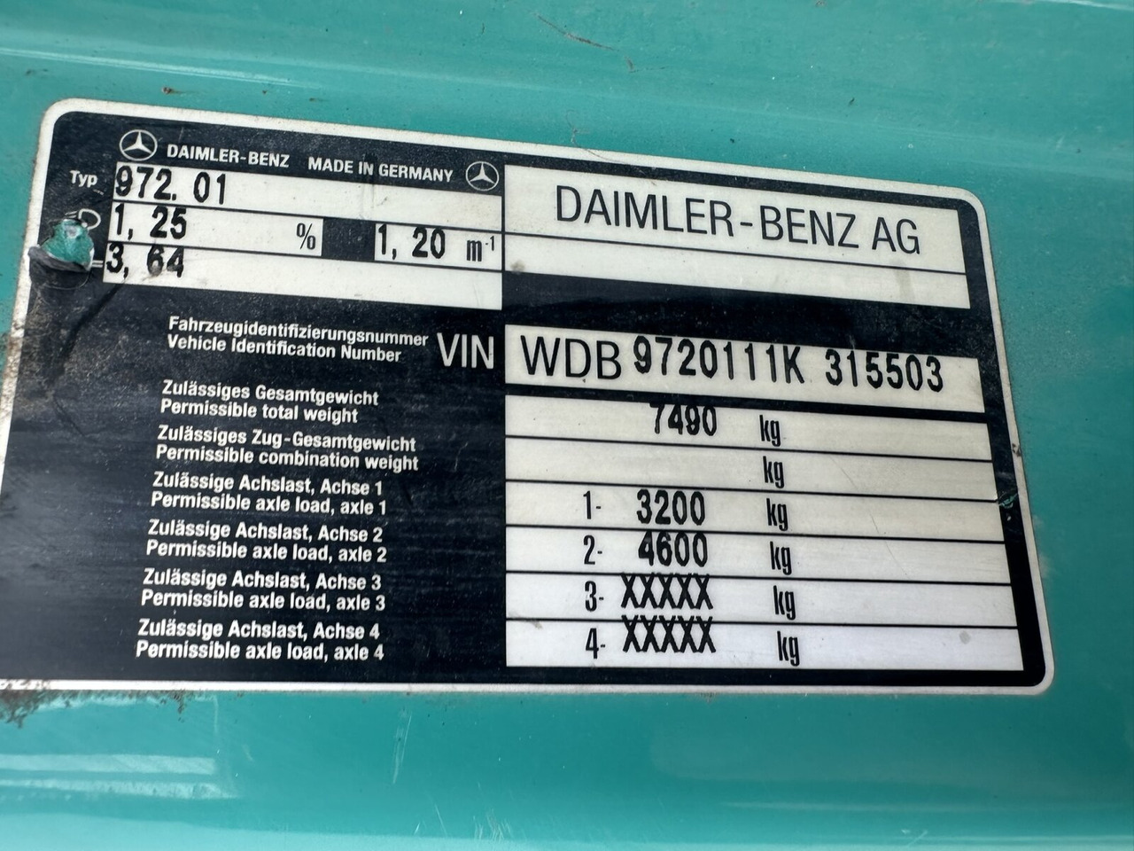 Mercedes-Benz Atego 815 K 4x2 Atego 815 K 4x2, 2x AHK - Самосвал: фото 3 Mercedes-Benz Atego 815 K 4x2 Atego 815 K 4x2, 2x AHK - Самосвал: фото 3