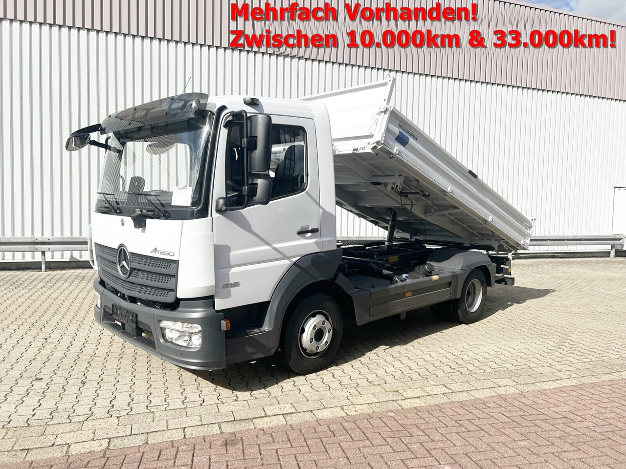 Mercedes-Benz Atego 818/23 K 4x2 Atego 818/23 K 4x2, 2x AHK, Meiller-Kipper, mehrfach Vorhanden! - Самосвал: фото 1 Mercedes-Benz Atego 818/23 K 4x2 Atego 818/23 K 4x2, 2x AHK, Meiller-Kipper, mehrfach Vorhanden! - Самосвал: фото 1