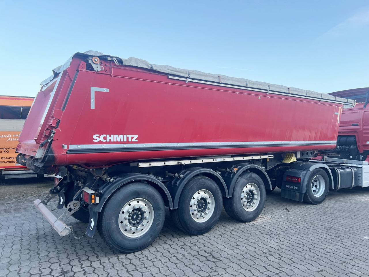 Schmitz Cargobull SKI 24 SL 7.2 SKI 24 SL 7.2, Alumulde ca. 24m³, Liftachse, E-Verdeck, Funk - Полуприцеп: фото 3 Schmitz Cargobull SKI 24 SL 7.2 SKI 24 SL 7.2, Alumulde ca. 24m³, Liftachse, E-Verdeck, Funk - Полуприцеп: фото 3