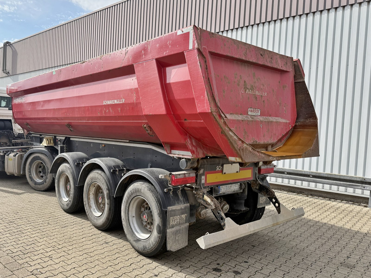 Полуприцеп Schwarzmüller K-Serie Kippauflieger, Hardoxmulde ca. 24/26m³, Liftachse K-Serie Kippauflieger, Hardoxmulde ca. 24/26m³, Liftachse: фото 10