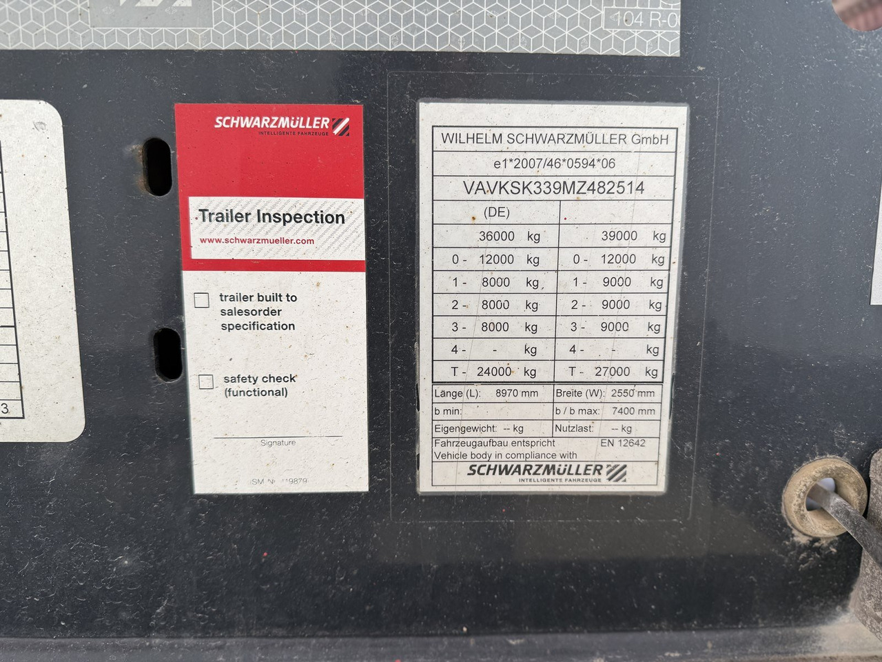 Полуприцеп Schwarzmüller K-Serie Kippauflieger, Hardoxmulde ca. 24/26m³, Liftachse K-Serie Kippauflieger, Hardoxmulde ca. 24/26m³, Liftachse: фото 6
