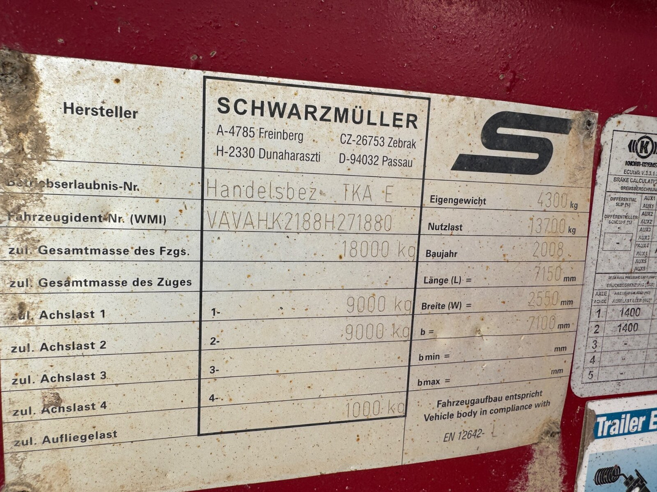 Schwarzmüller TKA-E 18 TKA-E 18, Alu-Bordwände ca. 11m³ - Прицеп: фото 3 Schwarzmüller TKA-E 18 TKA-E 18, Alu-Bordwände ca. 11m³ - Прицеп: фото 3