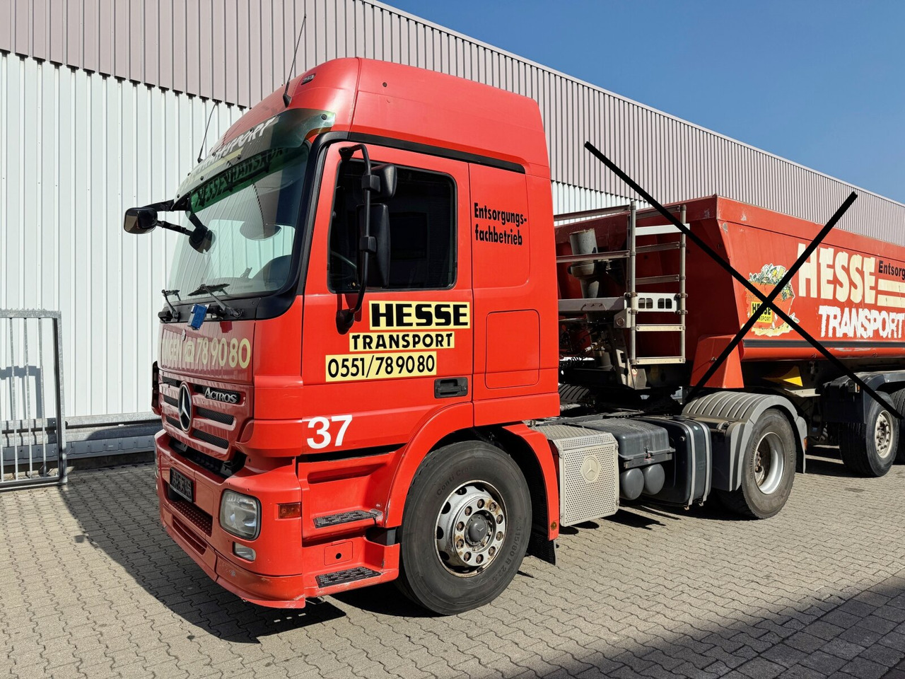 Mercedes-Benz Actros 1844 LS 4x2 Actros 1844 LS 4x2, Kipphydraulik - Тягач: фото 1 Mercedes-Benz Actros 1844 LS 4x2 Actros 1844 LS 4x2, Kipphydraulik - Тягач: фото 1