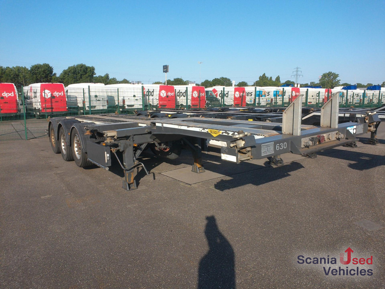 BROSHUIS Container Chassis 20-40-45 Fuss Lift - Полуприцеп-контейнеровоз/ Сменный кузов: фото 1 BROSHUIS Container Chassis 20-40-45 Fuss Lift - Полуприцеп-контейнеровоз/ Сменный кузов: фото 1