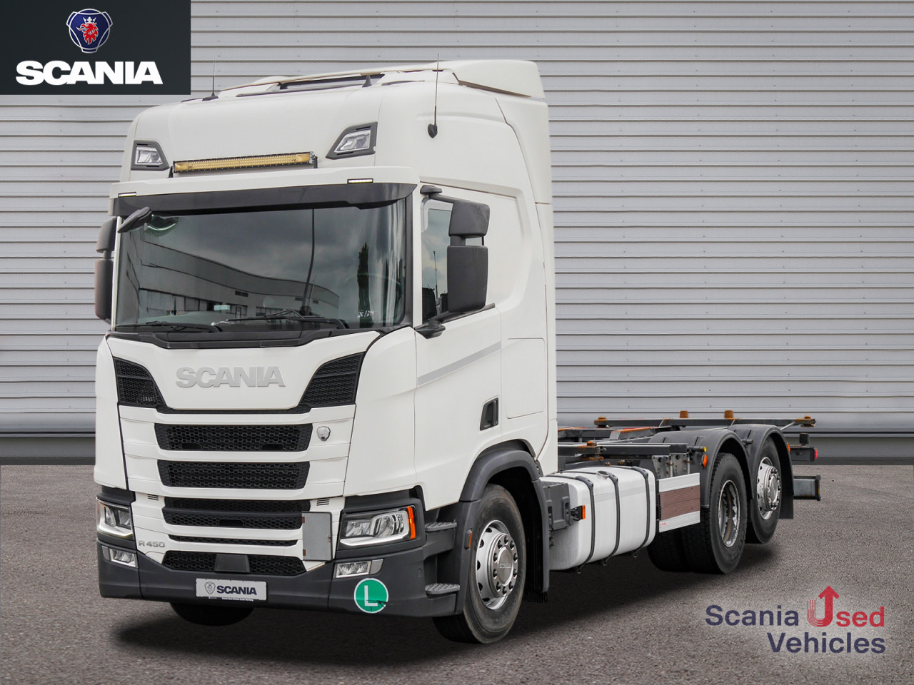 SCANIA R 450 B6x2*4NB Lenkachse, Standklima - Грузовик-контейнеровоз/ Сменный кузов: фото 1 SCANIA R 450 B6x2*4NB Lenkachse, Standklima - Грузовик-контейнеровоз/ Сменный кузов: фото 1