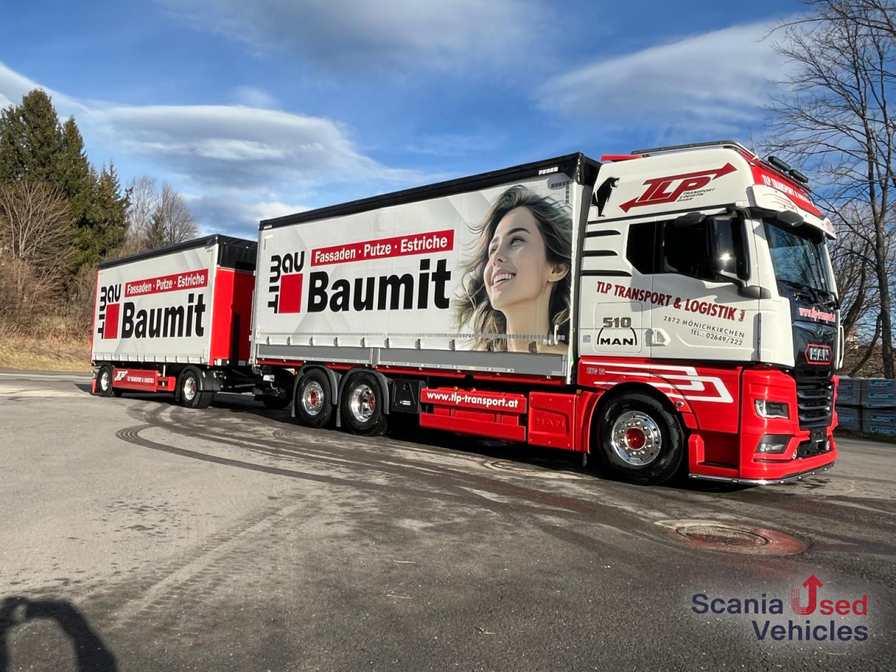 MAN TGX 26.510 6x2-4 LL Pritsche + Anhänger - Тентованный грузовик: фото 2 MAN TGX 26.510 6x2-4 LL Pritsche + Anhänger - Тентованный грузовик: фото 2