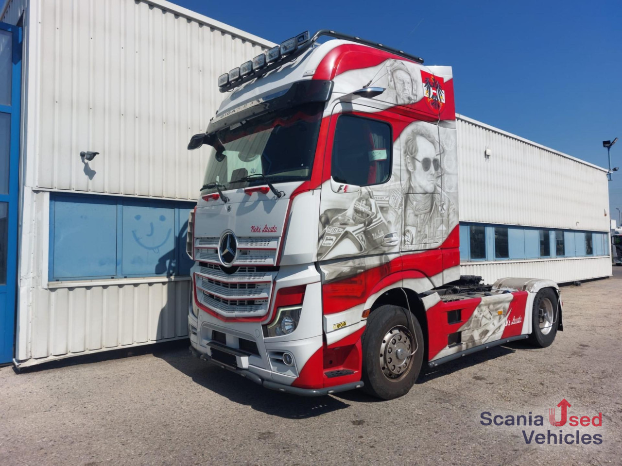 Тягач MERCEDES-BENZ ACTROS 1848 LS GigaSpace Niki Lauda Edition: фото 1