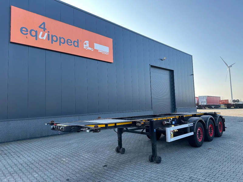 Burg 20FT + 20FT SWAP ADR (EX/II, EX/III, FL, AT) Chassis, empty weight: 3.690kg, SAF INTRADISC, 2x Liftaxle, NL-chassis, APK/ADR: 08 - Полуприцеп-контейнеровоз/ Сменный кузов: фото 1 Burg 20FT + 20FT SWAP ADR (EX/II, EX/III, FL, AT) Chassis, empty weight: 3.690kg, SAF INTRADISC, 2x Liftaxle, NL-chassis, APK/ADR: 08 - Полуприцеп-контейнеровоз/ Сменный кузов: фото 1