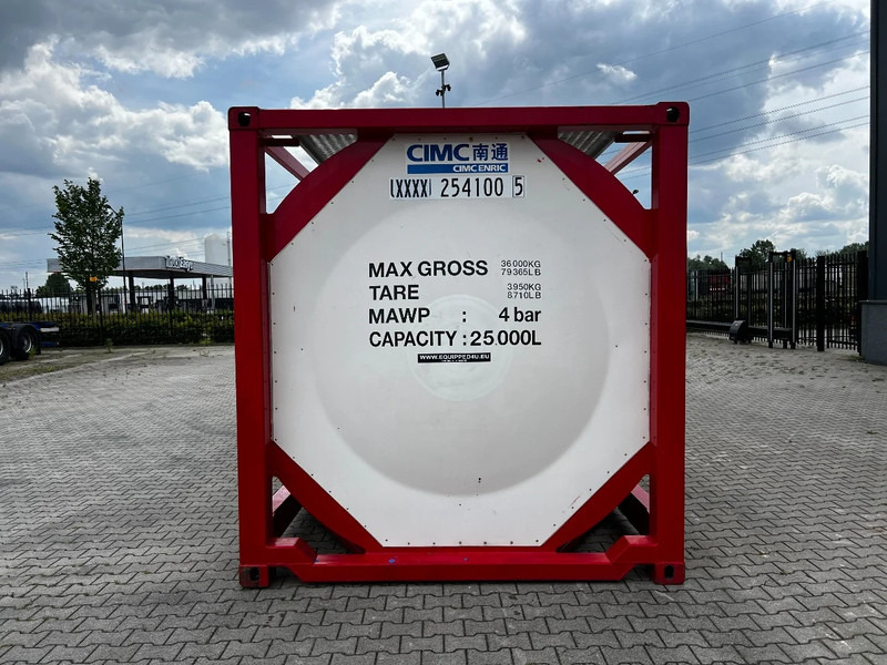 CIMC 20FT ISO, 25.010L/1-COMP/3 BAFFELS/4 shutters, ADR valid until 01/2027 - Резервуар для хранения: фото 5 CIMC 20FT ISO, 25.010L/1-COMP/3 BAFFELS/4 shutters, ADR valid until 01/2027 - Резервуар для хранения: фото 5