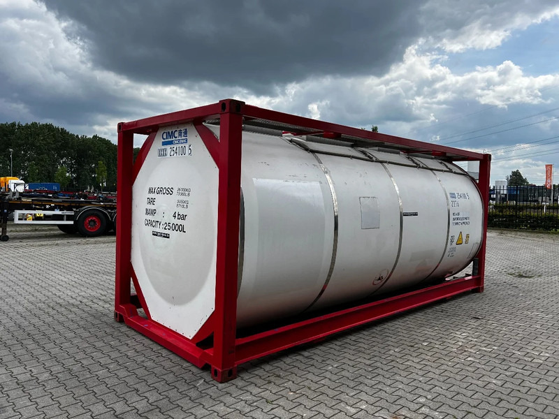 CIMC 20FT ISO, 25.010L/1-COMP/3 BAFFELS/4 shutters, ADR valid until 01/2027 - Резервуар для хранения: фото 4 CIMC 20FT ISO, 25.010L/1-COMP/3 BAFFELS/4 shutters, ADR valid until 01/2027 - Резервуар для хранения: фото 4