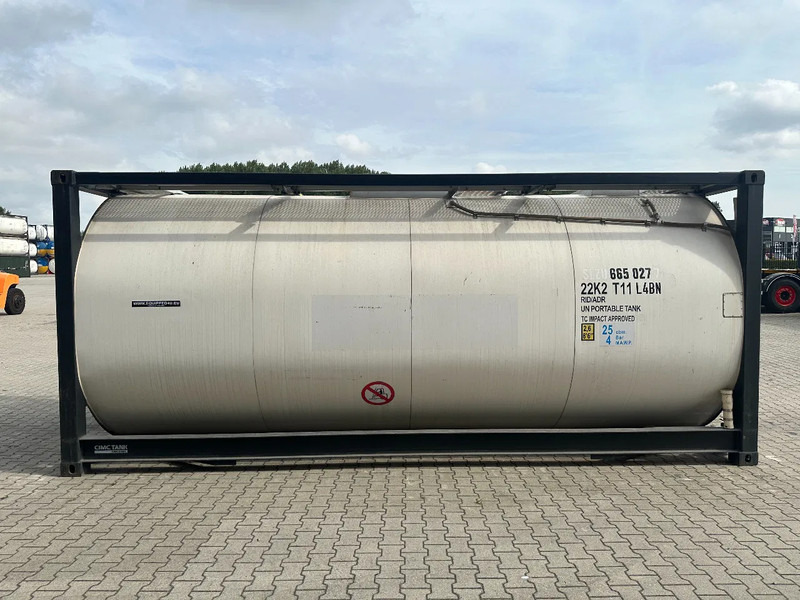 CIMC 20FT ISO / 25.020L-1-COMP. / L4BN / UN Portable / T11 / test: 10-2027 - Танк-контейнер: фото 3 CIMC 20FT ISO / 25.020L-1-COMP. / L4BN / UN Portable / T11 / test: 10-2027 - Танк-контейнер: фото 3