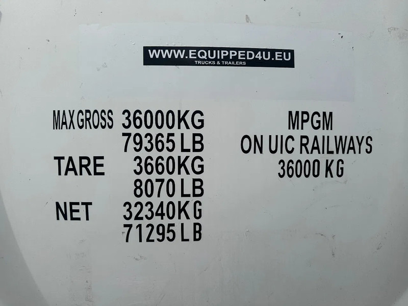 Танк-контейнер CIMC 20FT ISO / 25.020L-1-COMP. / L4BN / UN Portable / T11 / test: 10-2027: фото 13