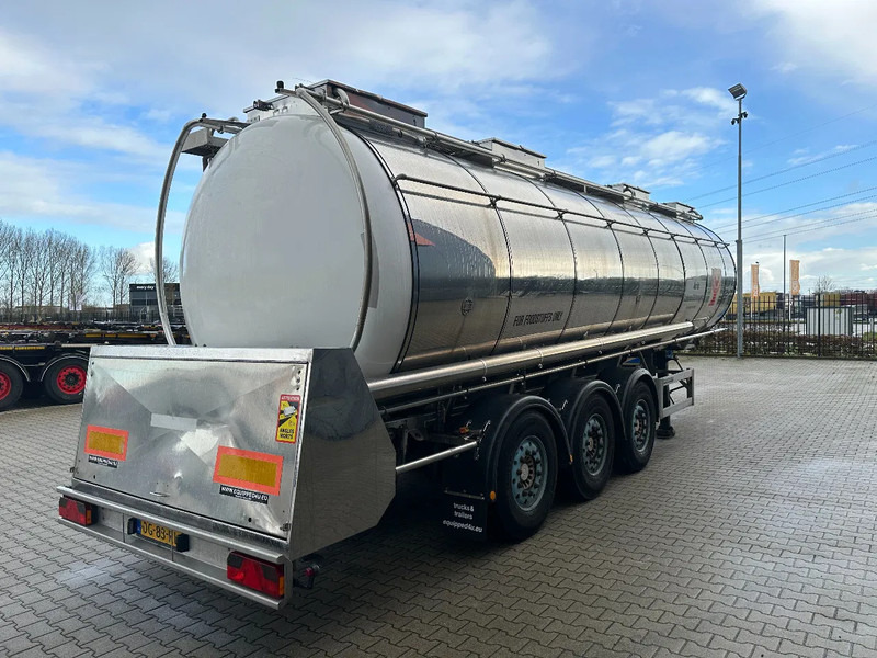 Feldbinder LEBENSMITTEL / LEVENSMIDDELEN FOOD / 33.500L / 3-COMP / PUMPE / INOX / NL-trailer / APK: 07-2026 - Полуприцеп-цистерна: фото 3 Feldbinder LEBENSMITTEL / LEVENSMIDDELEN FOOD / 33.500L / 3-COMP / PUMPE / INOX / NL-trailer / APK: 07-2026 - Полуприцеп-цистерна: фото 3