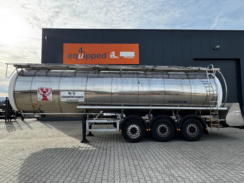 Feldbinder LEBENSMITTEL / LEVENSMIDDELEN FOOD / 33.500L / 3-COMP / PUMPE / INOX / NL-trailer / APK: 10-2026 - Полуприцеп-цистерна: фото 2 Feldbinder LEBENSMITTEL / LEVENSMIDDELEN FOOD / 33.500L / 3-COMP / PUMPE / INOX / NL-trailer / APK: 10-2026 - Полуприцеп-цистерна: фото 2