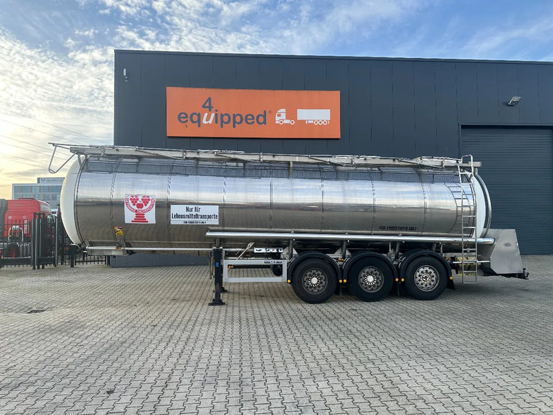 Feldbinder LEVENSMIDDELEN / FOOD / LEBENSMITTEL / 33.500L / 3-COMP / POMP / NL-trailer / APK: 08-2026, 10x beschikbaar - Полуприцеп-цистерна: фото 2 Feldbinder LEVENSMIDDELEN / FOOD / LEBENSMITTEL / 33.500L / 3-COMP / POMP / NL-trailer / APK: 08-2026, 10x beschikbaar - Полуприцеп-цистерна: фото 2