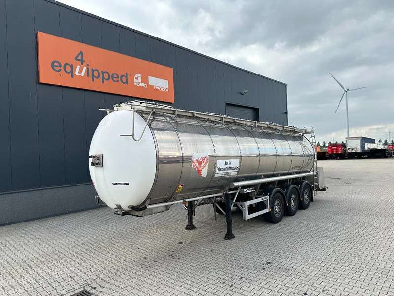 Feldbinder LEVENSMIDDELEN / FOOD / LEBENSMITTEL / 33.500L / 3-COMP / POMP / NL-trailer / APK: 10-2026, 10x beschikbaar - Полуприцеп-цистерна: фото 1 Feldbinder LEVENSMIDDELEN / FOOD / LEBENSMITTEL / 33.500L / 3-COMP / POMP / NL-trailer / APK: 10-2026, 10x beschikbaar - Полуприцеп-цистерна: фото 1