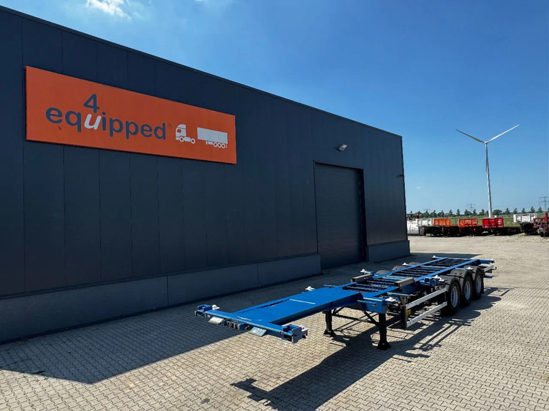 Groenewegen 40FT HC-chassis, BPW+Drum, liftaxle, NL-Chassis - Полуприцеп-контейнеровоз/ Сменный кузов: фото 1 Groenewegen 40FT HC-chassis, BPW+Drum, liftaxle, NL-Chassis - Полуприцеп-контейнеровоз/ Сменный кузов: фото 1