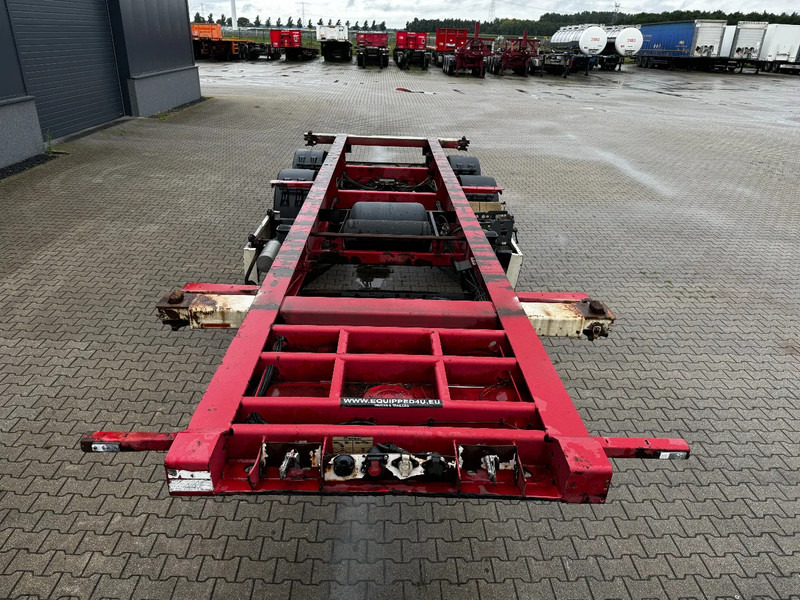 Krone 2-assig 20FT chassis, BPW + trommel, luchtvering, leeggewicht: 3.180kg - Полуприцеп-контейнеровоз/ Сменный кузов: фото 2 Krone 2-assig 20FT chassis, BPW + trommel, luchtvering, leeggewicht: 3.180kg - Полуприцеп-контейнеровоз/ Сменный кузов: фото 2