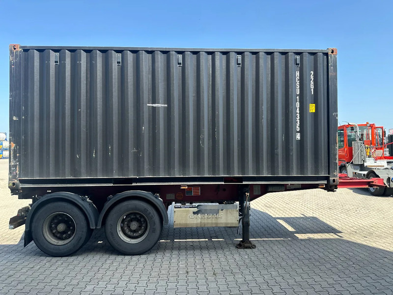 Krone 2-axle 20FT chassis + 20FT DV 8'6" container ONE-WAY - Полуприцеп-контейнеровоз/ Сменный кузов: фото 3 Krone 2-axle 20FT chassis + 20FT DV 8'6" container ONE-WAY - Полуприцеп-контейнеровоз/ Сменный кузов: фото 3