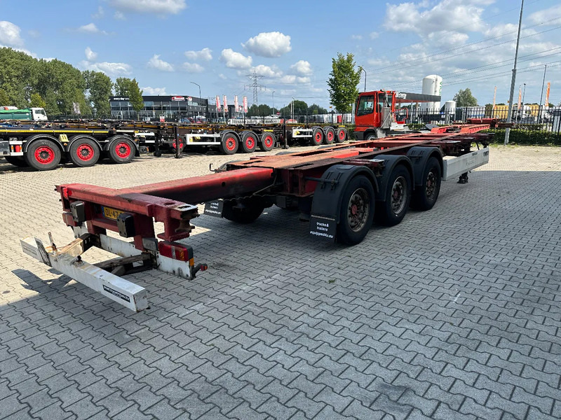 Krone 45FT HC, SAF + disc, extendable front+ rear+ bumper, NL-chassis - Полуприцеп-контейнеровоз/ Сменный кузов: фото 5 Krone 45FT HC, SAF + disc, extendable front+ rear+ bumper, NL-chassis - Полуприцеп-контейнеровоз/ Сменный кузов: фото 5
