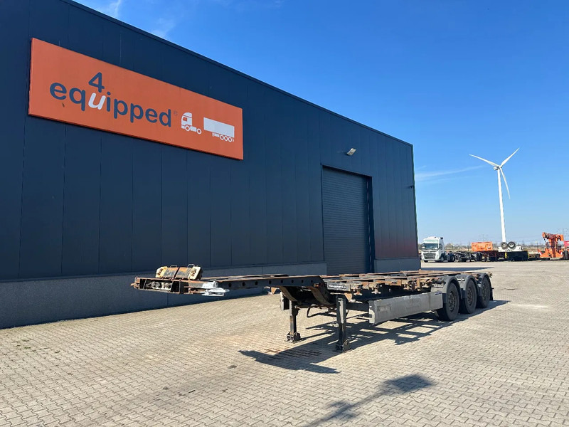 Krone 45FT HC, disc, extendable front+ rear+ bumper, NL-chassis - Полуприцеп-контейнеровоз/ Сменный кузов: фото 1 Krone 45FT HC, disc, extendable front+ rear+ bumper, NL-chassis - Полуприцеп-контейнеровоз/ Сменный кузов: фото 1