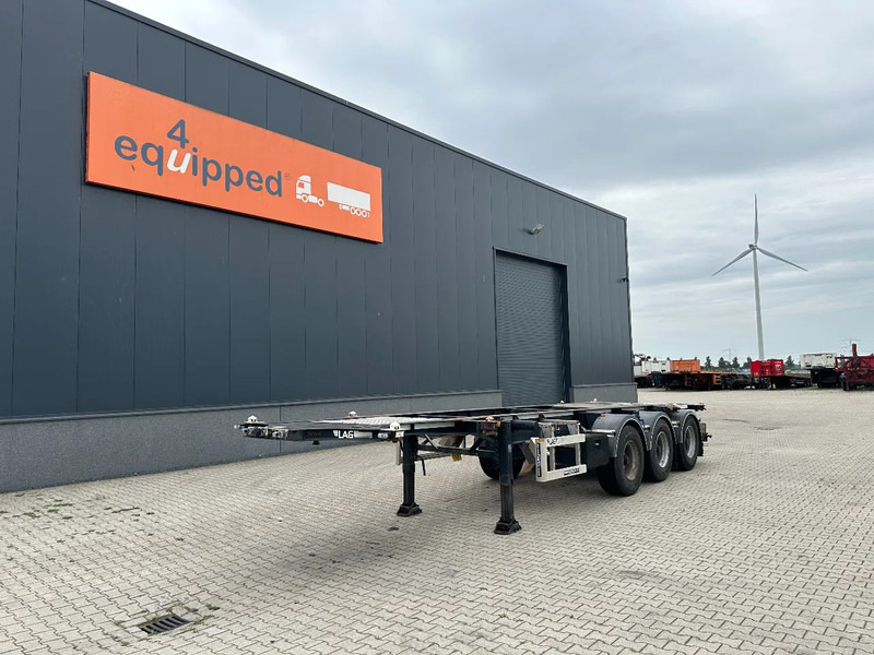 LAG 20FT + 30FT, BPW + DISC, LIFTAXLE, NL-CHASSIS, APK: 01/2026 - Полуприцеп-контейнеровоз/ Сменный кузов: фото 1 LAG 20FT + 30FT, BPW + DISC, LIFTAXLE, NL-CHASSIS, APK: 01/2026 - Полуприцеп-контейнеровоз/ Сменный кузов: фото 1