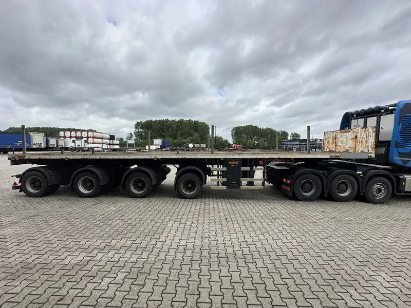 Nooteboom OVB-73-04, 73 tons Ballast trailer, 4 axles, 3 hydraulic steering axles, 75% tyres, MOT 03/2026 - Полуприцеп бортовой/ Платформа: фото 3 Nooteboom OVB-73-04, 73 tons Ballast trailer, 4 axles, 3 hydraulic steering axles, 75% tyres, MOT 03/2026 - Полуприцеп бортовой/ Платформа: фото 3